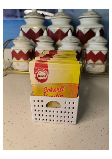 Pasta-kek Malzemeleri Düzenleyici - Organizer Beyaz