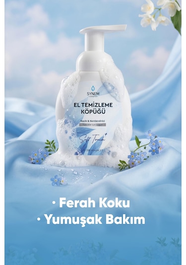 Synem Soft Touch Kremsi Nemlendirici  El Temizleme Köpüğü 300 ML