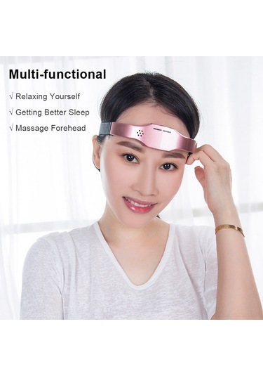 Lemestar Elektrikli Akıllı Baş Masaj Cihazı Sm-518: 3 Seviye Ayarlı, Uyku Sorunları Ve Baş Ağrısı İçin, Rose Gold/siyah Seçenekli, Şarj Edilebilir Siyah