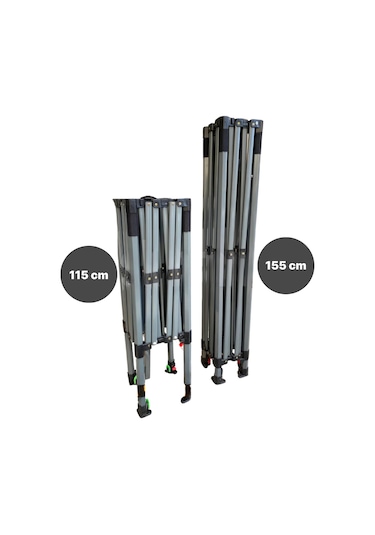 Reyo 3 3 Bagaj Boy Premium Krem Katlanır Çardak 115cm Krem