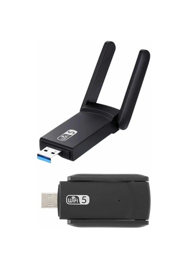 Mbps Wifi Alıcı Kablosuz Wifi Adaptörü Çift Band Çift Antenli