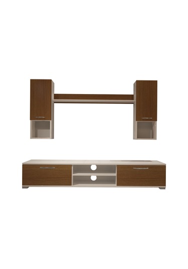 Decoraktiv Eko 5da Mdf Dvd Tv Ünitesi Tv Sehpası Beyaz - Ceviz