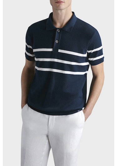 Paul & Shark Erkek Polo Yaka T Shirt 24411625 201 Lacivert Lacivert