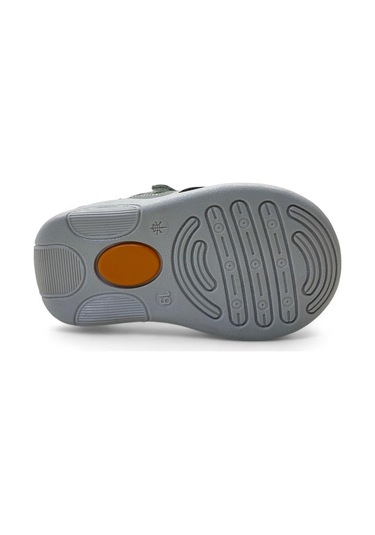 Tuğba Ortopedi 710 Bebek Deri İlk Adım Bot Gri
