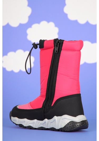 Vojo Lina Kaymaz Taban Fermuarlı Çocuk Kar Botu Çizme 267800001296 61 Fuşya