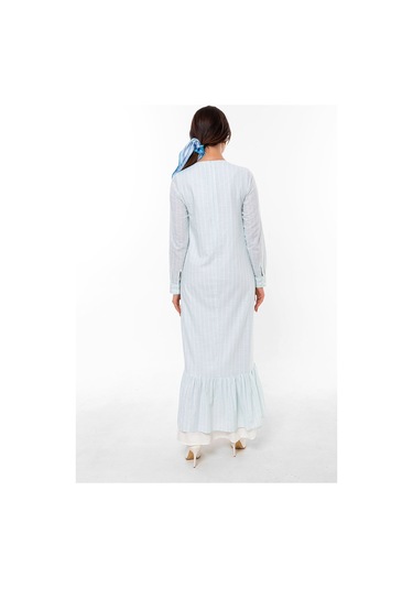 Pastelastore Neva Kadın Elbise Maxi Boy 1020-1 Açık Mint