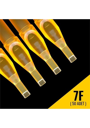 7f Steril Uç Gold Shark Disposable Tips 50 Adet 1kutu