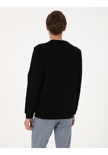 Pierre Cardin Erkek Siyah Sweatshirt 50314978-vr046 Siyah