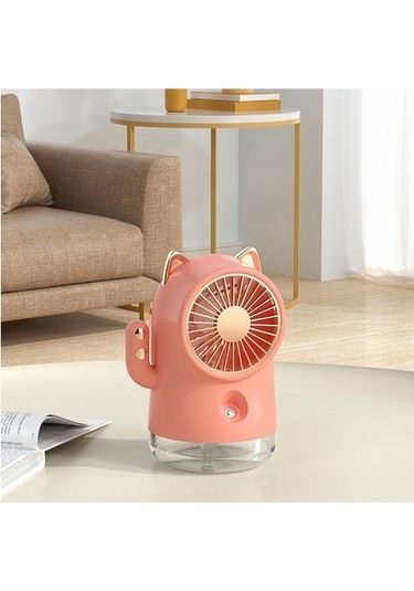 Unimarket Usb Kişisel Soğutucu Masa Fanı - Ev, Ofis, Kamp İçin Pembe