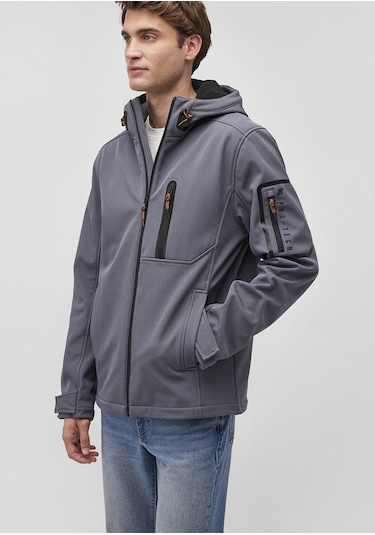 Mavi - Kapüşonlu Lacivert Ceket 0110264-80776 Lacivert