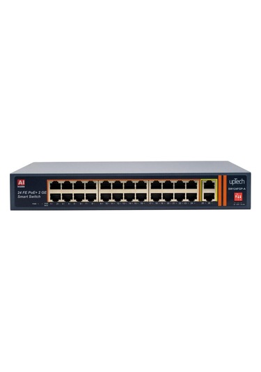 Sw124fgp-a 24 Ports 10/100m Poe Switch With 2 Gigabit Uplink Ieee802.3af/at 400w-125906