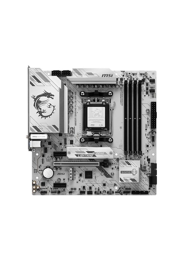 Msı B850m Gamıng Plus Wıfı6e Amd Ryzen B850 Am5 Soket 8200mt/s Wıfı6e Matx Anakart