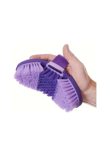 Elmpaly 1 Adet Mor Katlanır Büyük Saplı Yumuşak Vücut Fırçası
