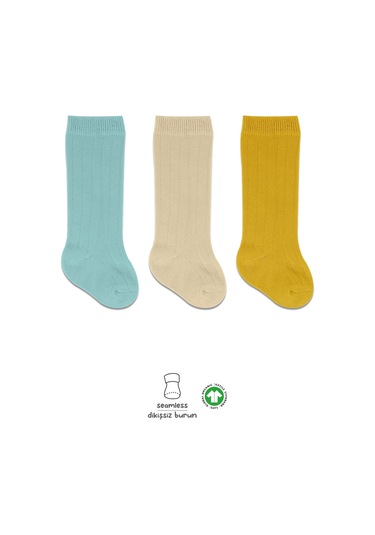 Bistyle 3lü Dizaltı Çorap Bs3000 Nil 001