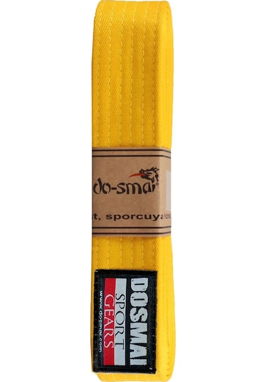 Dosmai Aikido Karate Tek Dolama Kuşak Sarı 200 CM Tk245 Sarı