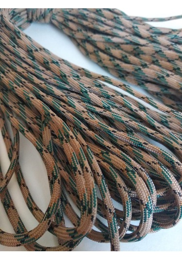 Paracord 550 Tipııı 4Mm 7 Çekirdek Paraşüt Ipi 5 Metre Çok Renkli