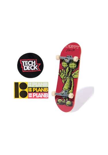 Tech Deck Plan B Skateboards Yeşil Canavar Puffy Grafik Parmak Kaykay