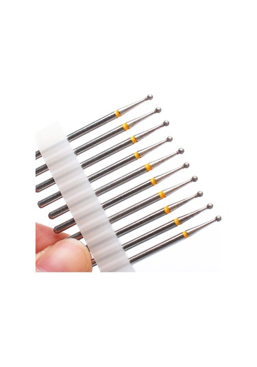 10 Adet Elmas Freze Kesicisi Tırnak Matkap Ucu Elektrikli Manikür Makinesi Tırnak Eti Temiz Dosyaları Ekipman Aksesuarları Araçları Çok Renkli