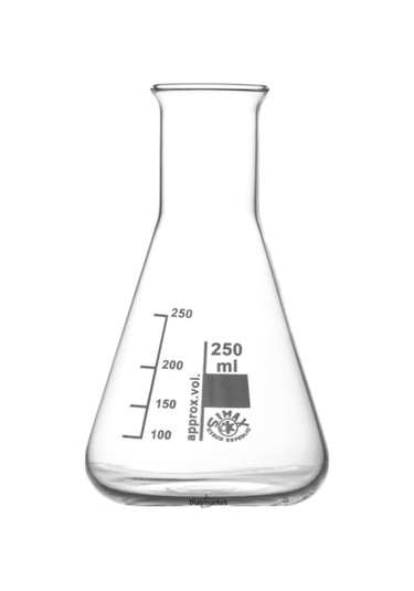 Simax Cam Erlen 250 ML Erlenmeyer Flask Dar Boyunlu