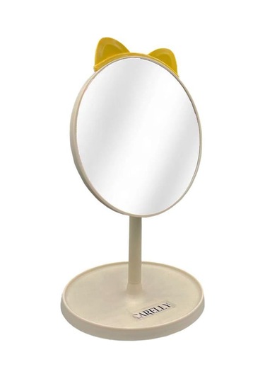 Carelly Cr-0879 Ayaklı Masa Aynası + Tarak-krem