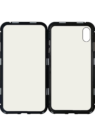 New Case Apple Uyumlu iPhone Xs Max Arka Koruma Arka Koruma Kılıf - Mavi Mavi