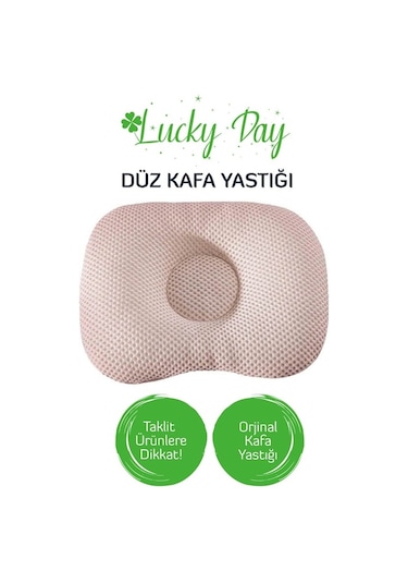Bebek Düz Kafa Yastığı Bej