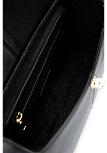 Tamer Tanca Kadın Hakiki Deri Siyah Deri El Çantası 147 1064 Bn Cnt Y25 Sıyah Dr Siyah