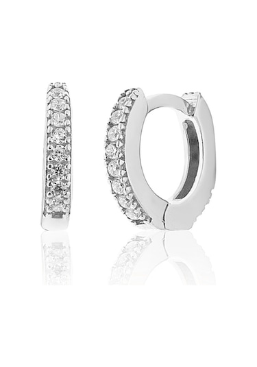 Zanaatsilver 925 Ayar Gümüş 10 MM Halka küpe 1-3 Yaş Arası Bebek Küpesi