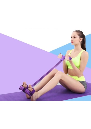 Mor Body Trimmer Pedal Puller Vücut Şekillendirici Kondisyo...