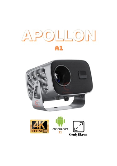 2k/4k/1080p Android 11 Destekli Wifi & Bluetooth Taşınabilir Ev Sineması Projeksiyon Cihazı-133450