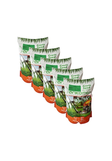 5 Adet Çim Tohumu İthal 7 Mix Ankomer 1'lik Paketler