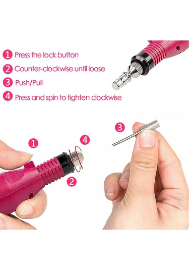 Qingmipy Dıy Manikür Seti: Akıllı Kurutma Lambası, Taşlama Makinesi, 15 Fırça, 5 Noktalama Kalemi Ve Dekorlar - Usb Şarjlı