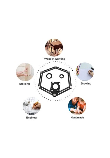 Rox Wood Fonksiyonlu Alumin Şab. Cetveli 61348789