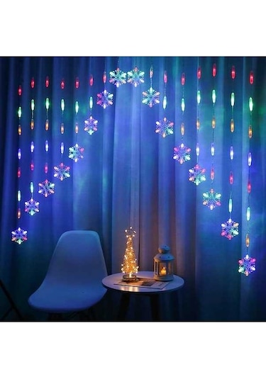 Novahub Beş Yıldızlı Dekoratif Işıklar Noel Su Geçirmez Dize Işıklar, Ab Fiş Renkli Işık Diğer