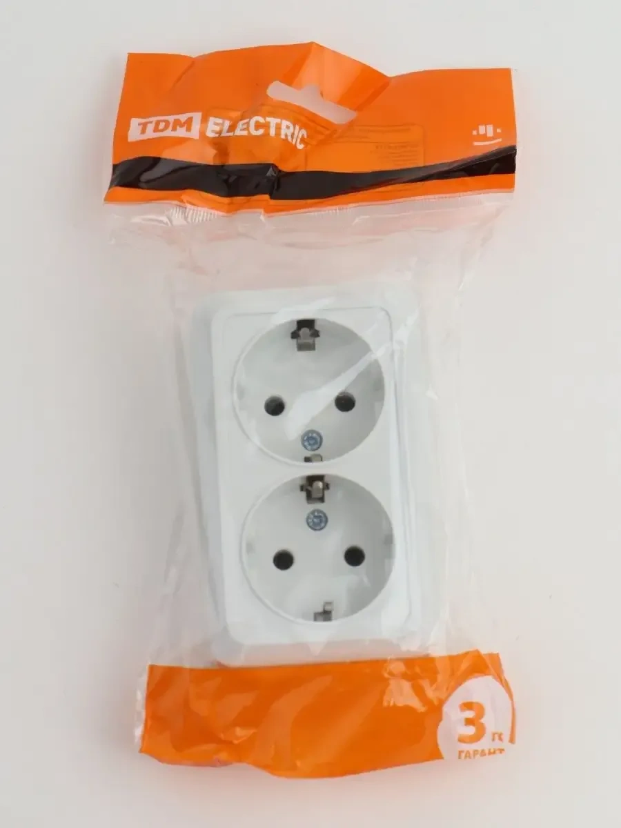 Tdmelectric Topraksız Çiftli Dış Mekan Priz 16a 2 Adet 311309586 Topraklamalı