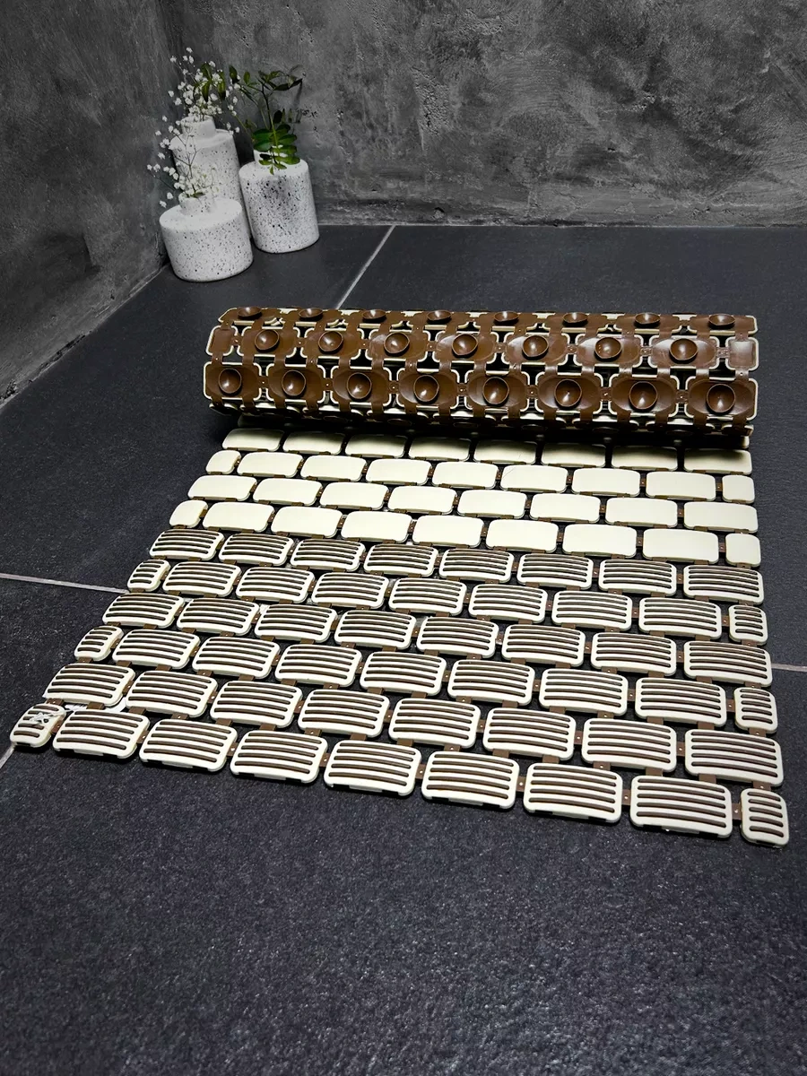 Conflate Vantuzlu Banyo Ve Duş Kaymaz Paspası 204193068 Kahverengi