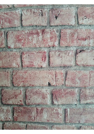Tuğla Desenli 3d Duvar Kağıdı 5m² Diğer