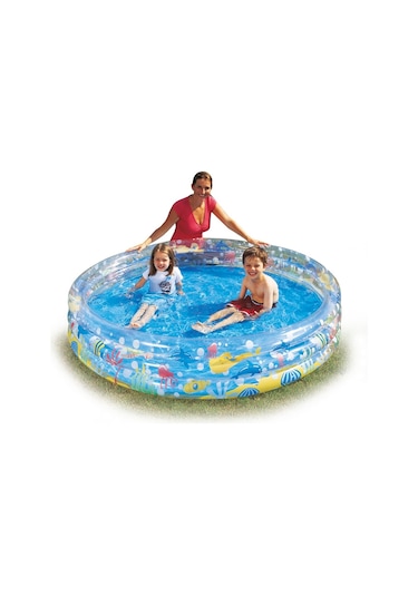 Bestway 51005 Desenli Şişme Havuz 183 x 33 CM Çok Renkli
