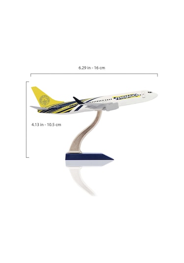 Zekupp Boeing 737-800 1/250 Ölçek Fenerbahçe Lisanslı Maket Uçak