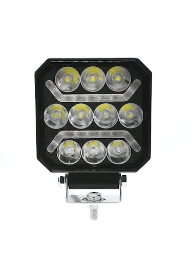 Oto Çalışma Lambası 4 İnç 12-24v Drl Sarı 2 Mod Flash Sis Farı