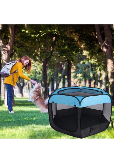 Geeroyoo Taşınabilir Katlanabilir Suya Dayanıklı Çıkarılabilir Evcil Hayvan Oynama Hücresi