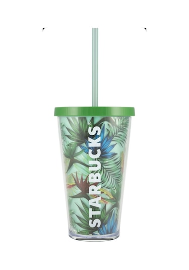Starbucks Yeşil Renkli Soğuk Içecek Bardağı - 473 ML