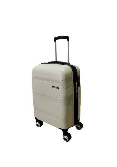 Hotowa Gold Pp Valiz 8011 Ekru Tsa Kilitli Kabin Boy Ekru