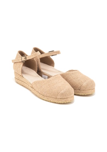 Star Tombis Gerçek Elişi Hasır Jüt Bantlı Günlük Kız Çocuk Espadril Handmade Hasır