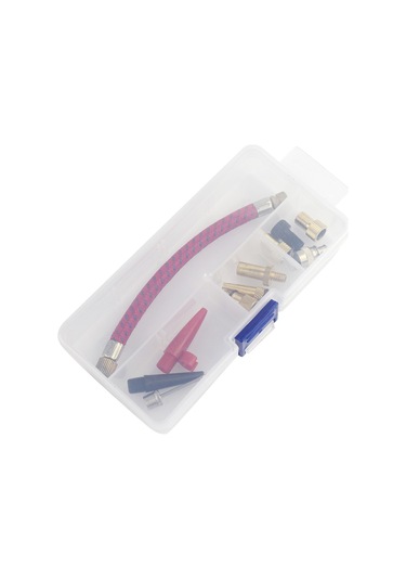 Symbee 11 Parça Flaş Balon, Bisiklet Lastiği, Top Şişirme Seti - Esnek Hortum, Çeşitli Bağlantılar Ve Taşınabilir Kutusu