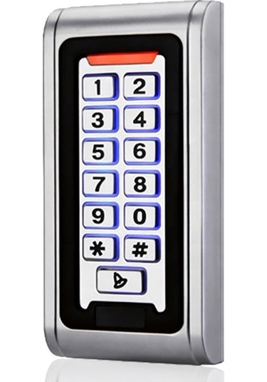 Rfid Elektronik Şifreli Kartlı Kapı Açma Kilit Su Geçirmez Metal-