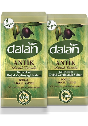 Dalan Antik Vegan El Yapımı Doğal Katı Zeytinyağlı Sabun 180 G x 5 2'li