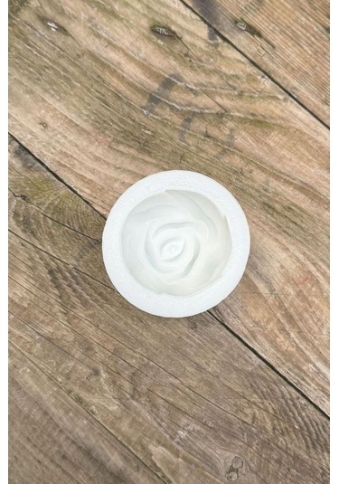 Gül 3d Tekli Mum Kalıbı Silikon
