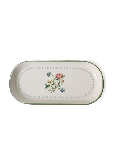 Keramika Rose Line Noyan Kayık Tabak 26 Cm 2 Adet 22913 Çok Renkli