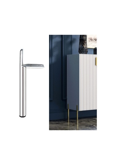 Sones Lh-d012-01 Silindirik Metal Mobilya Destek Ayakları, Yükseklik: 20cm Parlak Renk